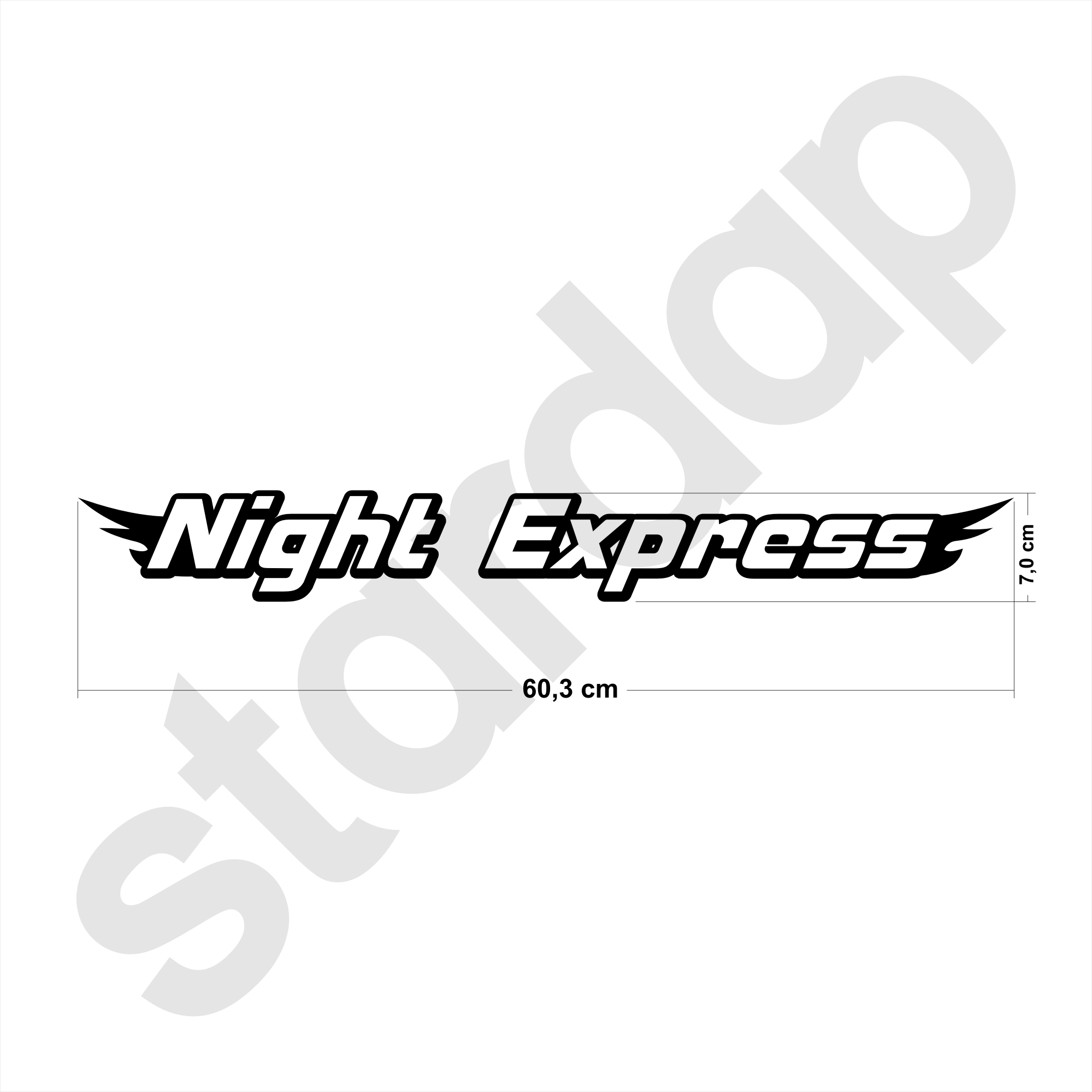 night express wymiary