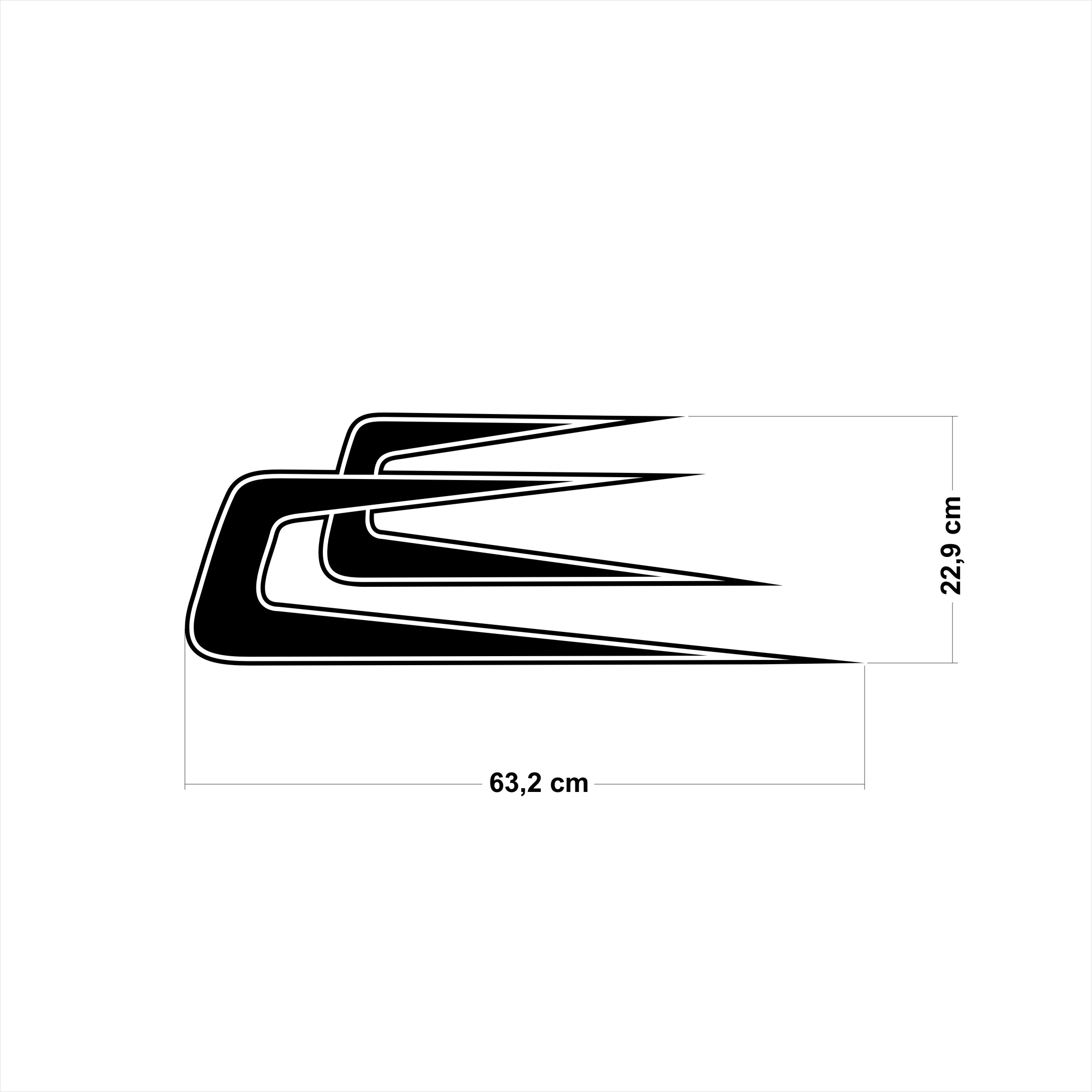 Naklejki Duńskie Haki Małe H04s - obrazek 3