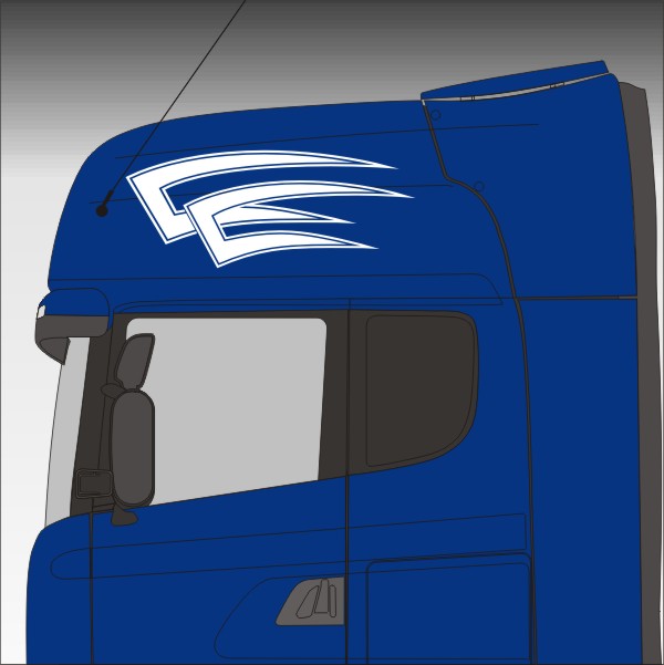 Naklejki Duńskie Haki H06