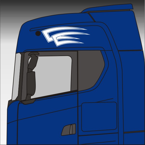 Naklejki Duńskie Haki H06s